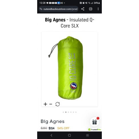 Big Agnes Q-Core Slx Sleeping Pad