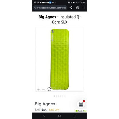 Big Agnes Q-Core Slx Sleeping Pad
