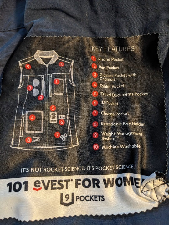 SCOTTeVEST Lightweight Vest Women's M/L